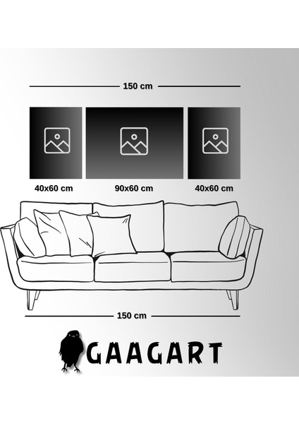 3lü Kanvas Şık Salon Duvar Tablosu Modern Soyut Kahve Gold At fırsatları