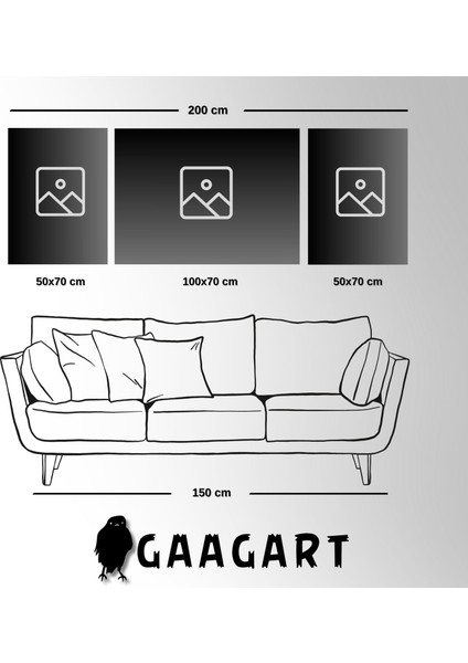 3lü Kanvas Şık Salon Duvar Tablosu Modern Soyut Kahve Gold At indirimleri