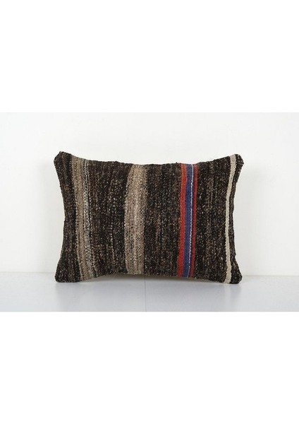 Çizgili Desenli El Dokuma Kilim Kırlent Kılıf (Içliksizdir)