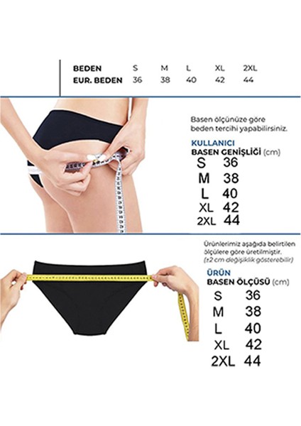 Kadın Külot %95 Pamuk %5 Elastan fırsatları