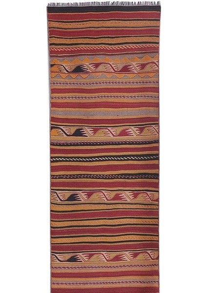 El Dokuma Kilim Yolluk 66 x 382 cm