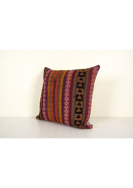 Çizgili El Dokuma Kilim Kırlent Kılıf (Içliksizdir) modelleri