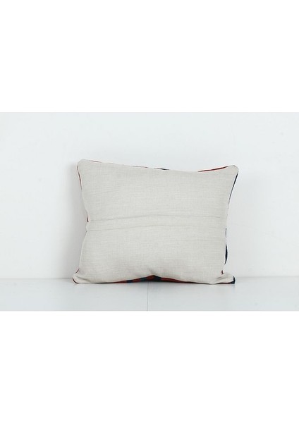 Kırmızı Renkli Çizgili El Dokuma Kilim Kırlent Kılıf 33 x 40 cm fırsatları