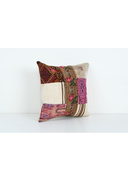 Patchwork El Dokuma Kilim Kırlent Kılıf 48 x 48 cm fiyatları