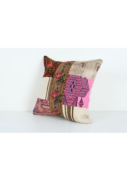 Patchwork El Dokuma Kilim Kırlent Kılıf 48 x 48 cm modelleri