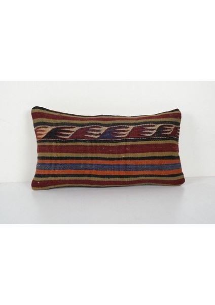 Çizgili El Dokuma Kilim Kırlent Kılıf (Içliksizdir)