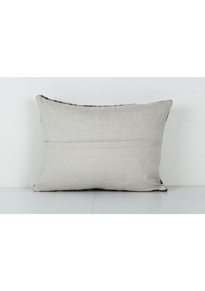 Kahverengi Renkli Geometrik El Dokuma Kilim Kırlent Kılıf 40 x 55 cm fırsatları