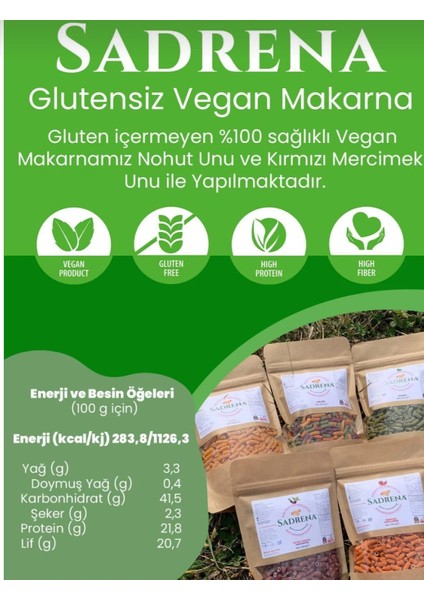 Domates&fesleğenli Glutensiz&vegan Makarna 200 gr