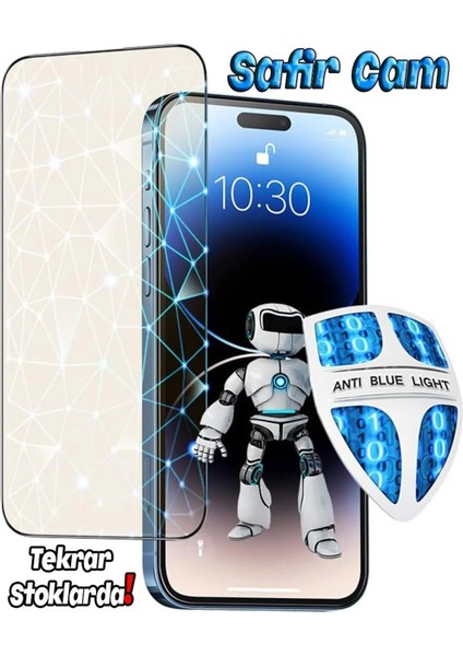 Apple iPhone 15 Pro Max Uyumlu Sertleştirilmiş Cam Full Ekran Koruyucu