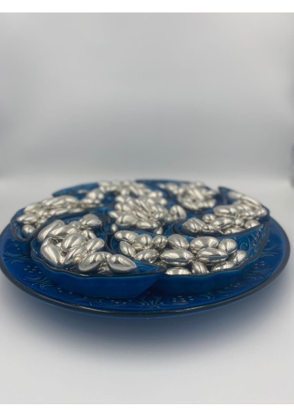 Goldiva Çikolata Gercek Gümüş Badem Draje Net/1 kg