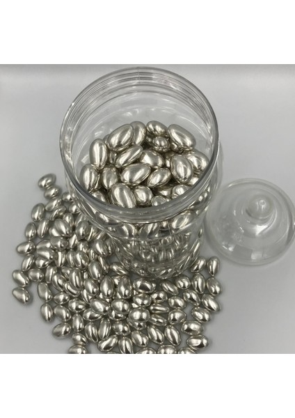Goldiva Çikolata Gercek Gümüş Badem Draje Net/1 kg