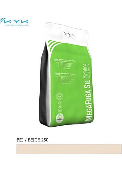 Silikonlu Seramik Derz Dolgusu , Bej Renk 1kg