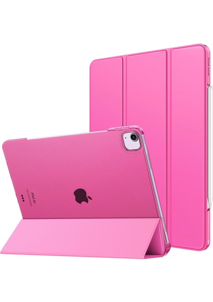 Apple iPad Air 13INÇ M2 Uyumlu Kılıf Pu Deri Smart Kalem Bölmeli Standlı Case A2898 A2899 A2907