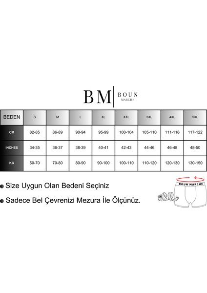 Boun Marche Erkek Boxer Likralı Premıum 6'lı Kutu Robert Bm-Cls