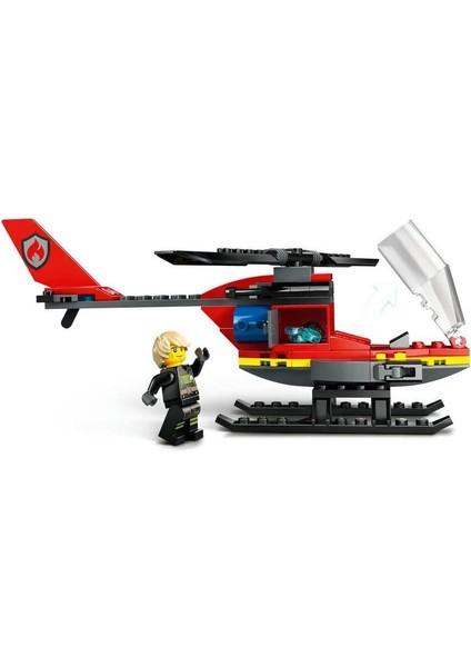 60411 LEGO City Itfaiye Kurtarma Helikopteri 85 Parça +5 Yaş modelleri