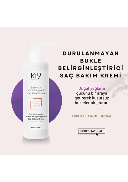 Durulanmayan Bukle Belirginleştirici Saç Bakım Kremi / Leave-In Curl Booster 9 Hair Care Cream fiyatları