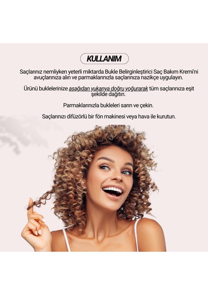 Durulanmayan Bukle Belirginleştirici Saç Bakım Kremi / Leave-In Curl Booster 9 Hair Care Cream indirimleri