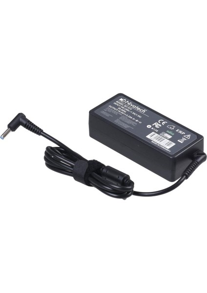 Mavi Uç 19.5V 3.33A Hp Uyumlu Notebook Şarj Adaptörü 65W 4.5x3.0mm