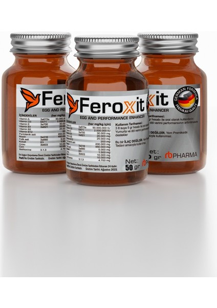 Feroxit-Kanaryalar Için Mucize Toz Karışım 20 gr