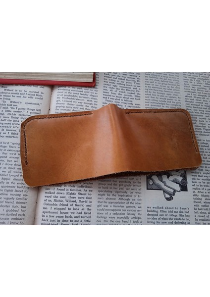 Gerçek Deri Tamamen El Emeği Cüzdan 22CM*8CM * 1 Banknot Alanı 4 Kart Bölmesi 8ey8 fırsatları