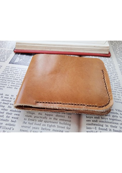 Gerçek Deri Tamamen El Emeği Cüzdan 22CM*8CM * 1 Banknot Alanı 4 Kart Bölmesi 8ey8 indirimleri