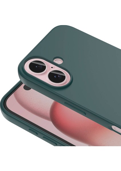 Apple iPhone 16 Plus Kılıf Zore Lsr Lansman Kapak-Gümüş