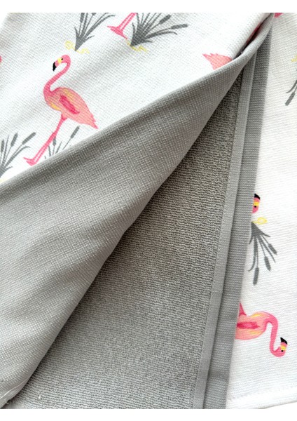 Flamingo Desenli3'lü Mutfak Havlusu