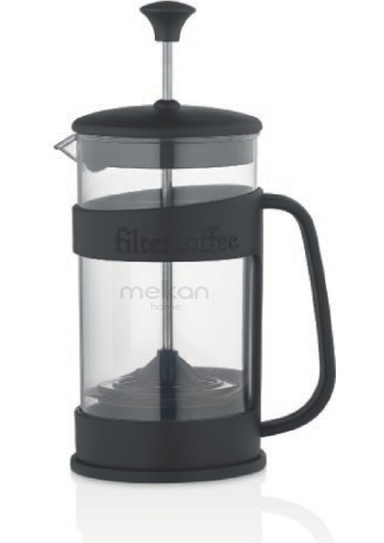 French Press Kahve ve Bitki Çayı French Press Çay ve Kahve Demleme 400ML Siyah French Press