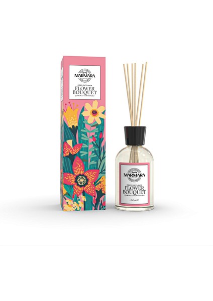 Flower Bouquet Bambu Çubuklu Oda Kokusu 100 ml