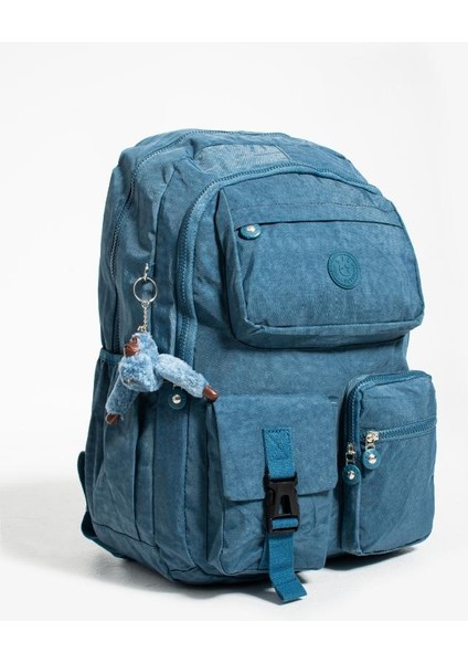 571 Collection Klinkır Sırt Çantası Çok Cepli 45 x 30 cm Büyük Boy Lise Üniversite Çantası modelleri
