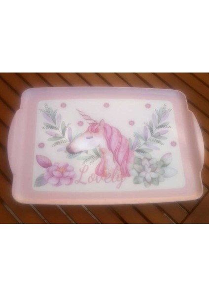 Kaydırmaz Tepsi Dikdörtgen Melamin Orta Boy 38X27CM Mutfak 1 Adet modelleri