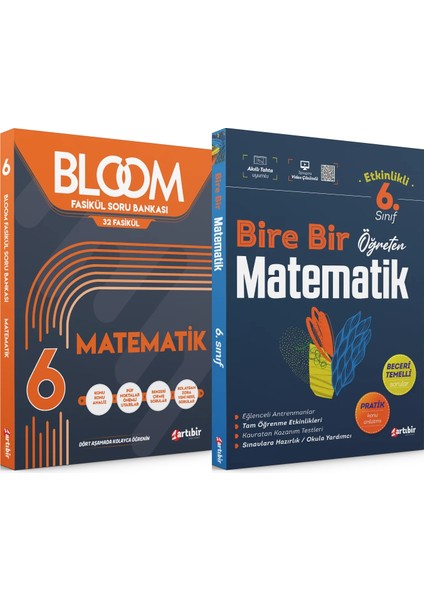 6. Sınıf Bloom Matematik - Birebir Matematik Etkinlikli Soru Bankası