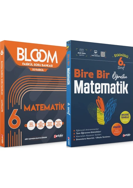 Artıbir Yayınları 6. Sınıf Bloom Matematik - Birebir Matematik Etkinlikli Soru Bankası