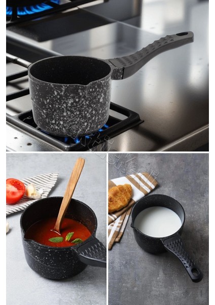 Tekno Trust Granit Döküm Kaçerola | Sütlük | Sosluk 14 cm