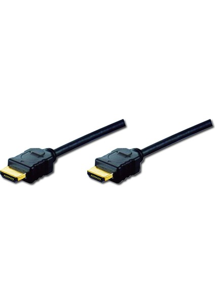 HDMI High Speed With Ethernet Bağlantı Kablosu (Hdmı 1.3), 1080P Full Hd, HDMI Tip A Erkek - HDMI Tip A Erkek, 10 Metre, Cu, AWG30, 3x Zırhlı Ul, Altın Kaplama, Siyah Renk