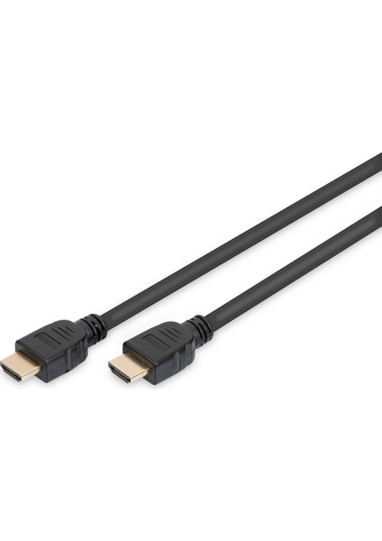 HDMI Ultra High Speed with Ethernet Bağlantı Kablosu (HDMI 2.1), 4320p, 8K Ultra HD, HDMI Tip A Erkek - HDMI Tip A Erkek, 2 metre, altın kaplama, siyah renk