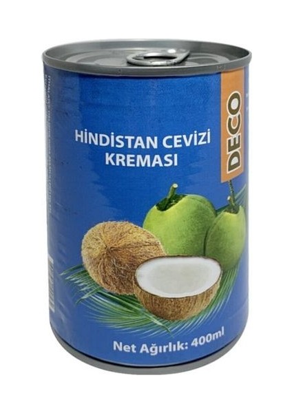 Hindistan Cevizi Kreması 400ML Coconut Cream Son Tüketim Tarihi Expiry Date: 28/02/2025