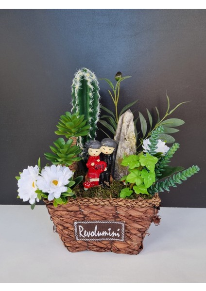Yapay Kaktüs Aranjman Ev Dekorasyonu