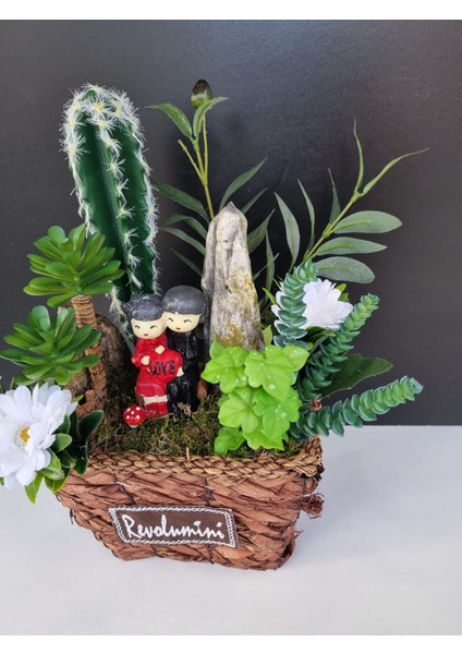 Yapay Kaktüs Aranjman Ev Dekorasyonu modelleri