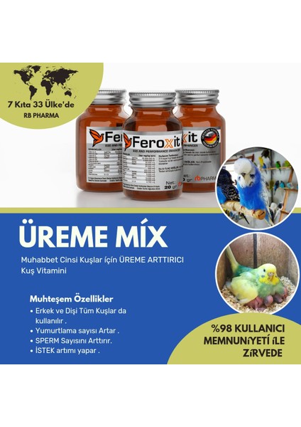 Feroxit-Muhteşem Muhabbet Kuşu Premix