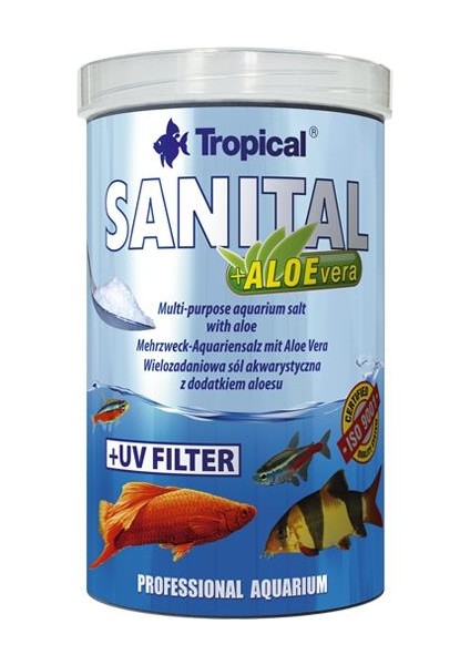 Tropical Sanital +Alovera 100GR Kovadan Bölme Akvaryum Tuzu