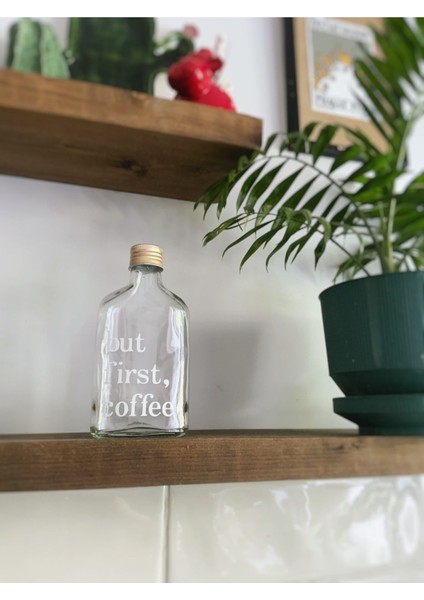 Paslanmaz Çam Dekoratif Kahve Şişesi, 250-499 ml, Beyaz fiyatları