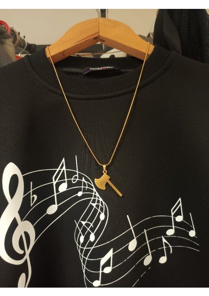 Oduncu Balta Savaşçı Gold Renk 316L Paslanmaz Çelik Figür Kolye fiyatları