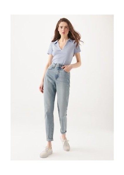 Star Açık Puslu Mavi Jean Pantolon