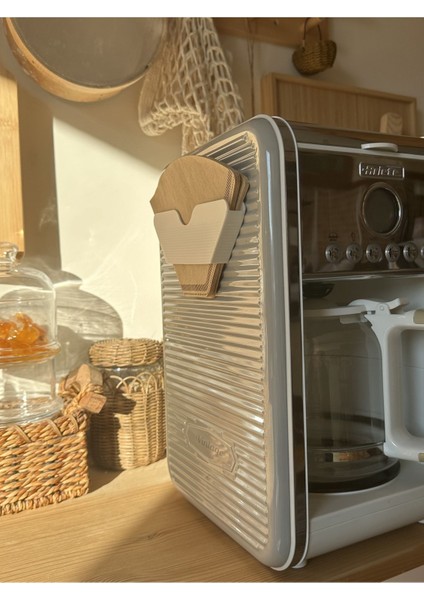 İnci Beyazı Filtre Kahve Kağıdı Tutucu, 225 ml, şık ve kullanışlı tasarım fiyatları