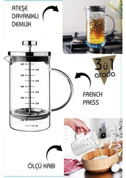 350 ml Çam Renkli Modern French Press, Şık ve Dayanıklı Tasarım fiyatları