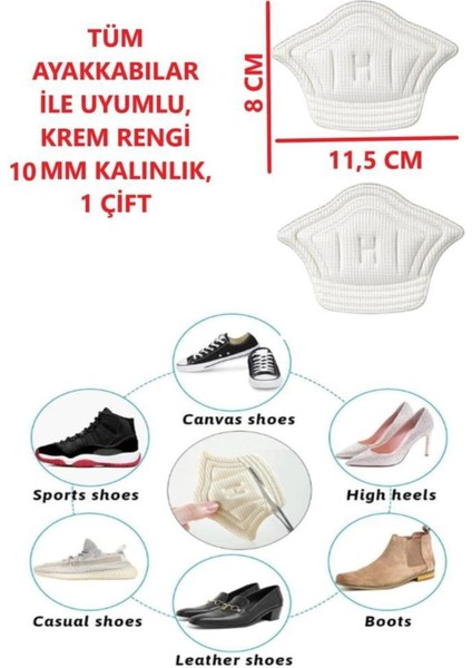 Unisex Ortopedik Spor Ayakkabı Topuk Vurma Önleyici Ayakkabı Daraltan Ped Kumaş Topuk Koruyucu