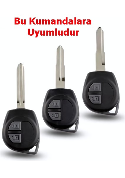 Suzuki Vitara Swift Sx4 Uyumlu Kumanda Kılıfı Anahtar Kılıfı Oto Anahtarlık Deri Desenli Gri Gold fırsatları