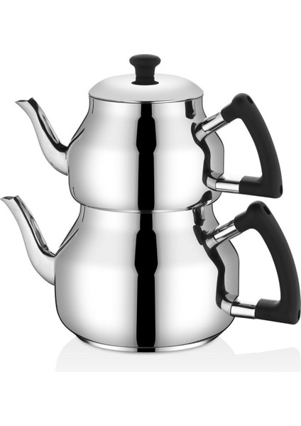 Şık Çelik Mini Siyah Çaydanlık, 0-1.99 L, modern tasarım fiyatları