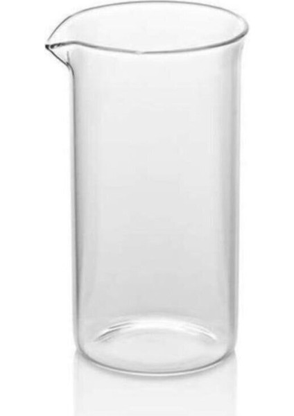 350 ml French Press Camı, 4'lü, Gri, Çam Malzeme, Şık ve Dayanıklı Tasarım